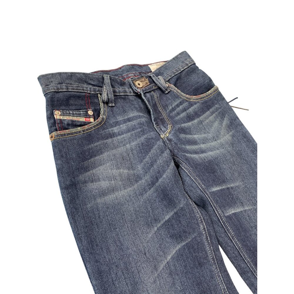 Diesel Cayre Womans Y2K Blue Wide Leg Stretch Jeans Size 28/32 SKU 9284 - Picture 3 of 13